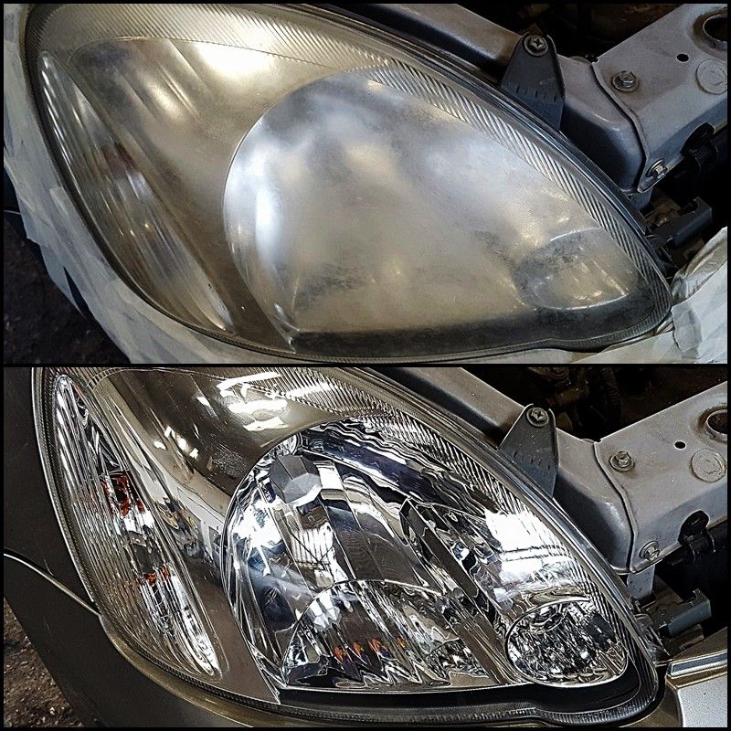 تلميع اضواء السيارات